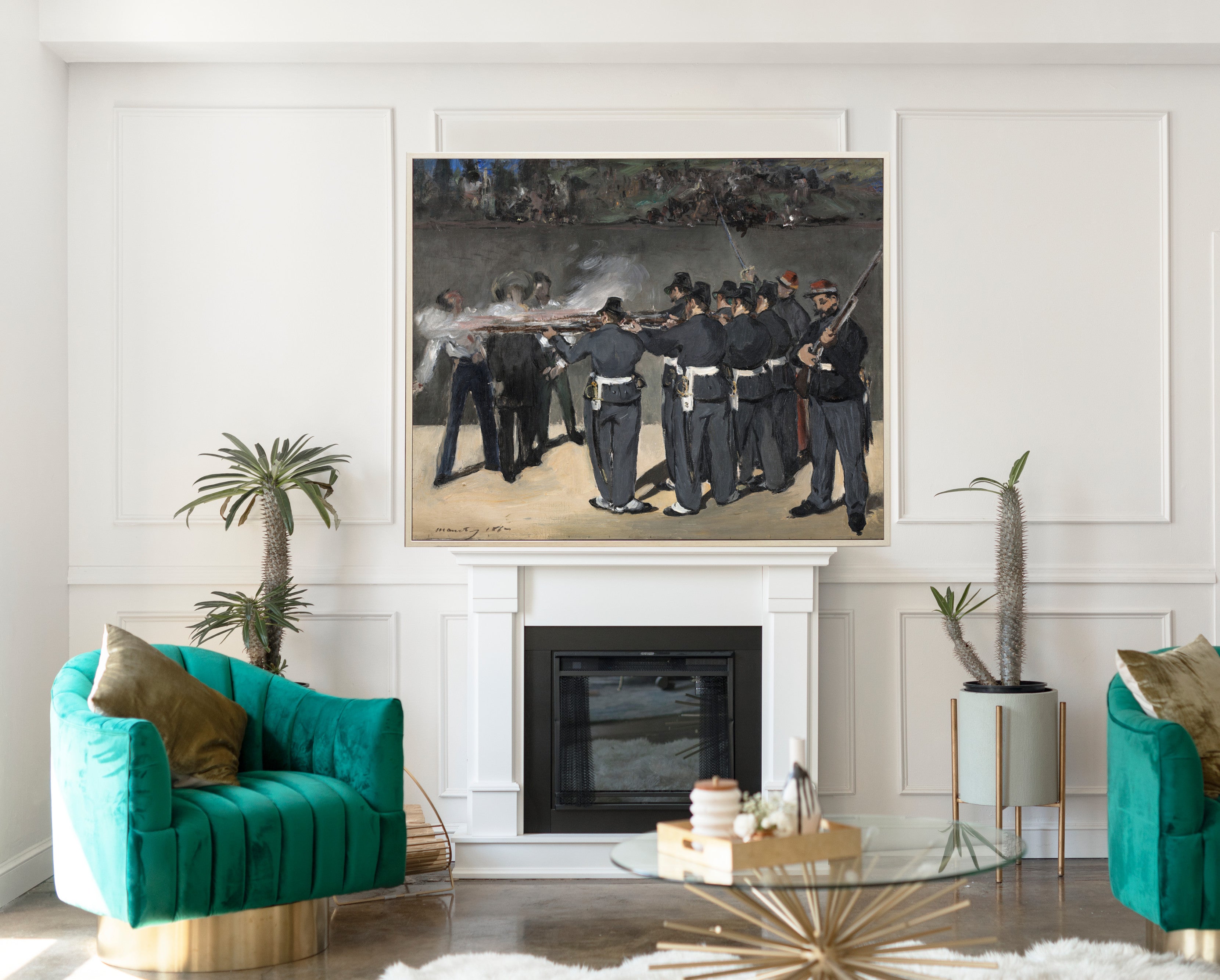 Execution of Emperor Maximilian (1868), Édouard Manet, French Impressionist Fine Art Print