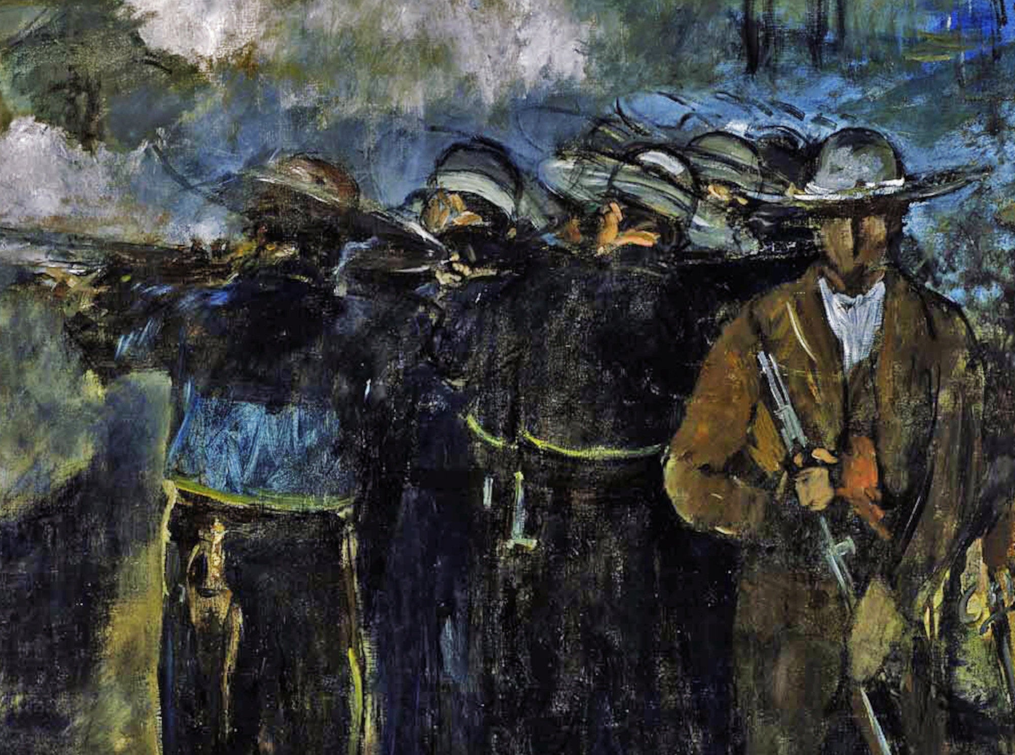 Execution of Emperor Maximilian (1867), Édouard Manet, French Impressionist Fine Art Print