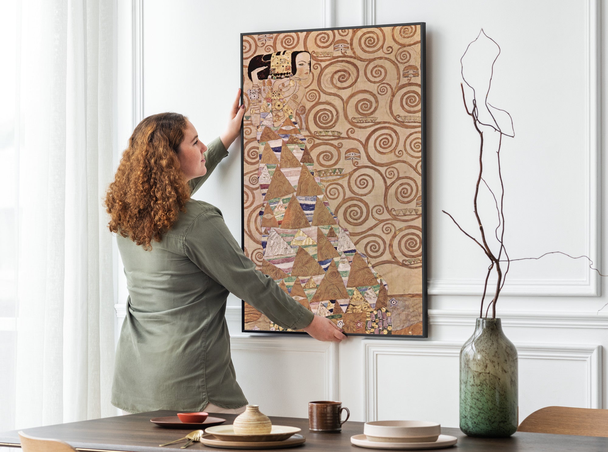 Copy of Gustav Klimt, Expectation (from Tree of Life)