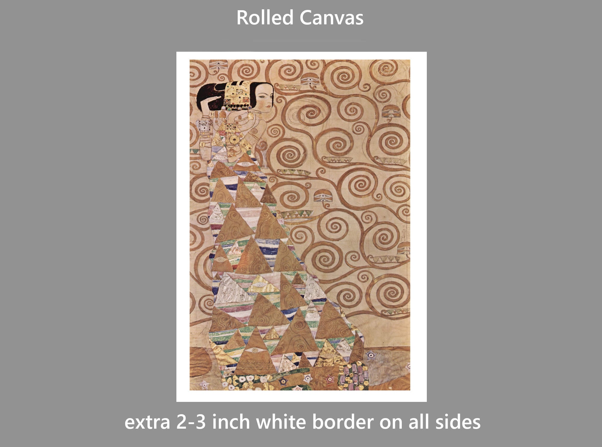 Copy of Gustav Klimt, Expectation (from Tree of Life)