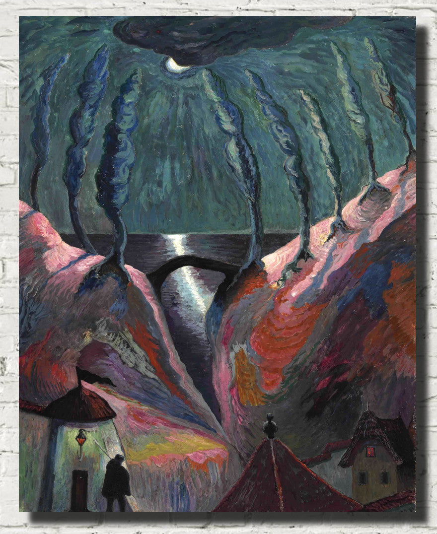 Fantastic Night, Marianne von Werefkin Fine Art Print