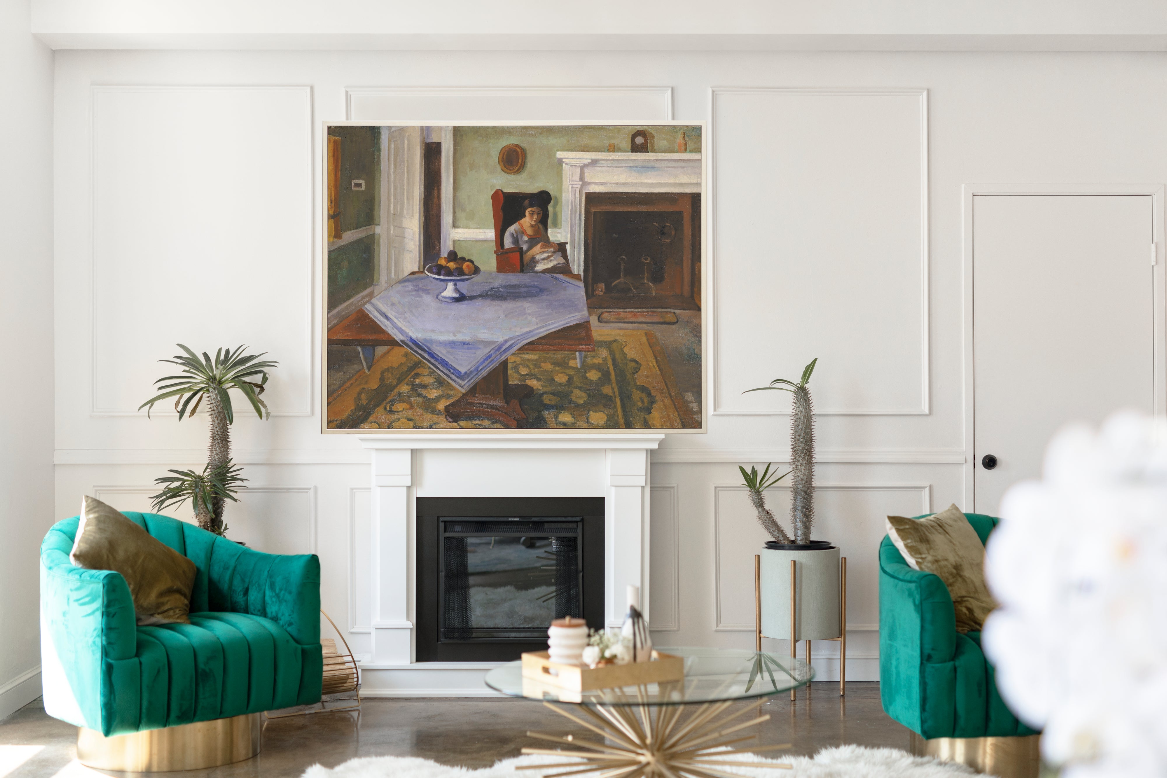 Farm Interior, Samuel Halpert Fine Art Print