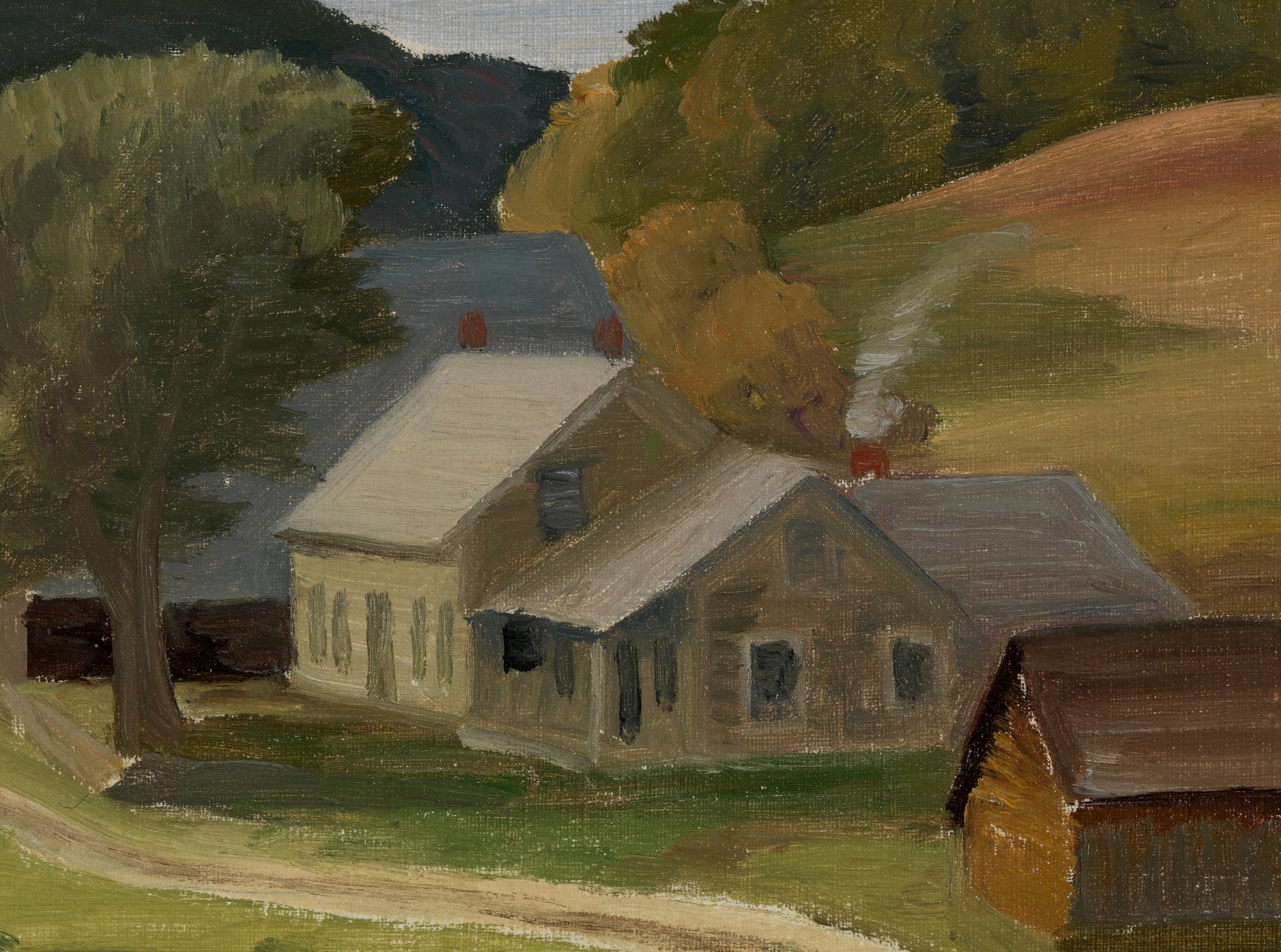 Farm Landscape, Edward Bruce Fine Art Print