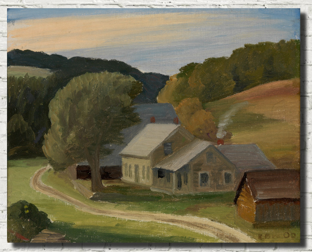 Farm Landscape, Edward Bruce Fine Art Print