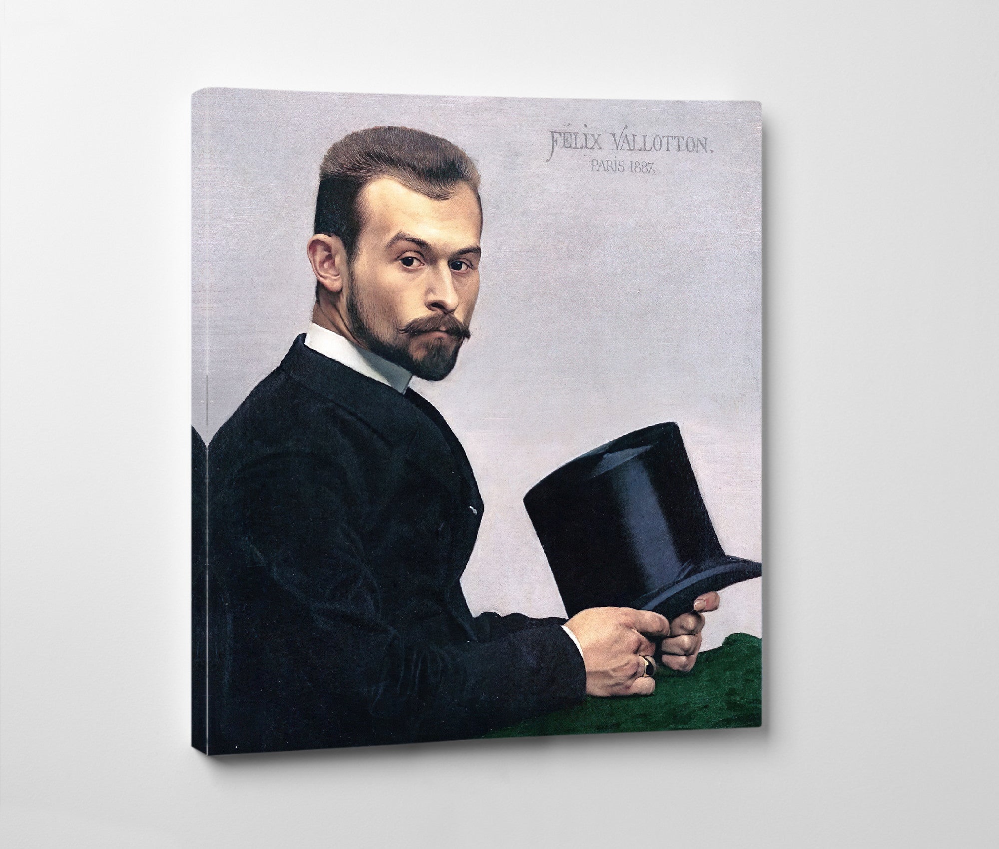 Félix Jasinski Holding His Hat, Félix Vallotton