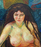 Edvard Munch Fine Art Print, Female Nude, The Beast