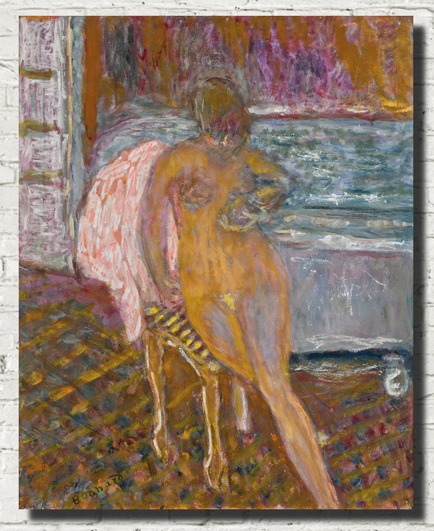 Woman at her toilette, Pierre Bonnard Fine Art Print