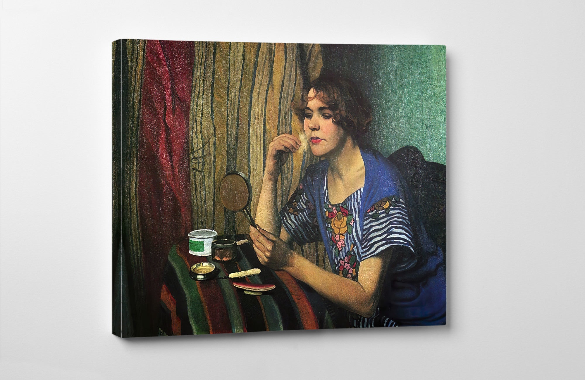 Woman with a Compact, Félix Vallotton