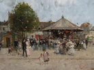 Luigi Loir Fine Art Print: Fête foraine