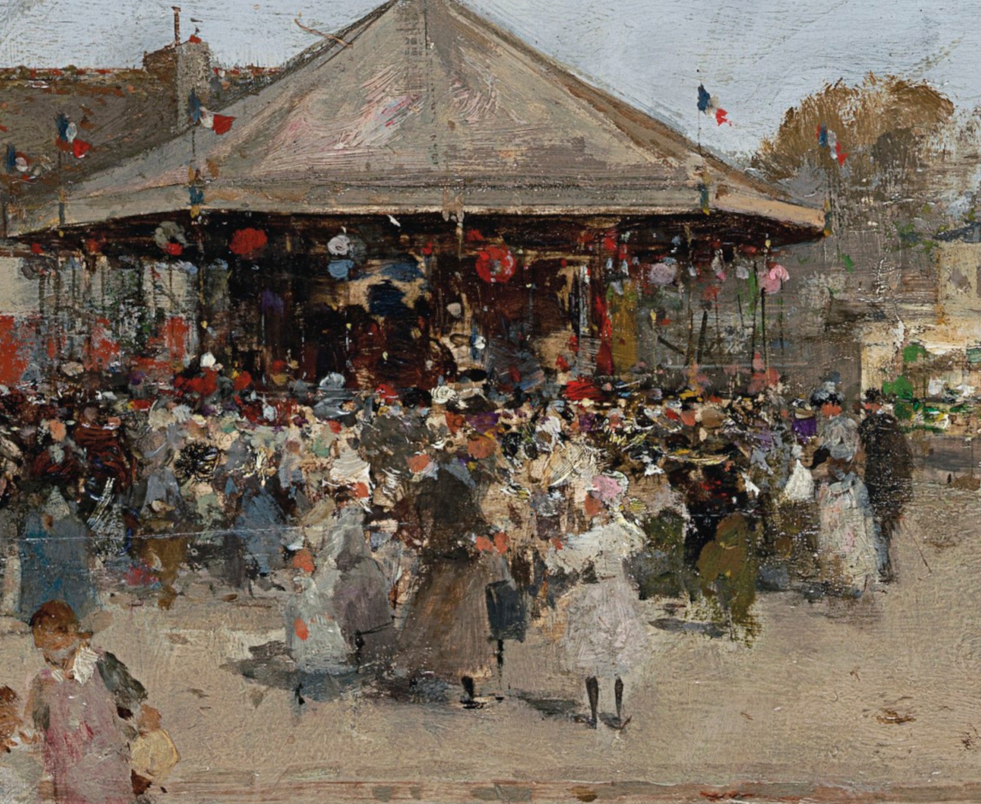 Luigi Loir Fine Art Print: Fête foraine
