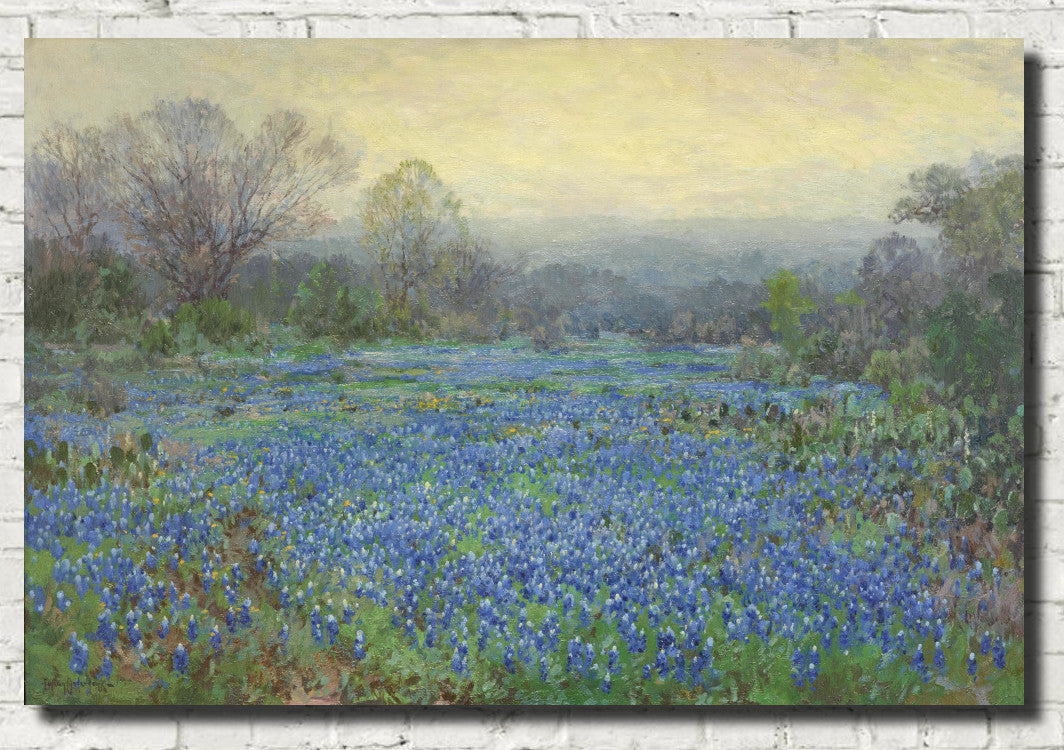 Julian Onderdonk Fine Art Print, Field of Bluebonnets