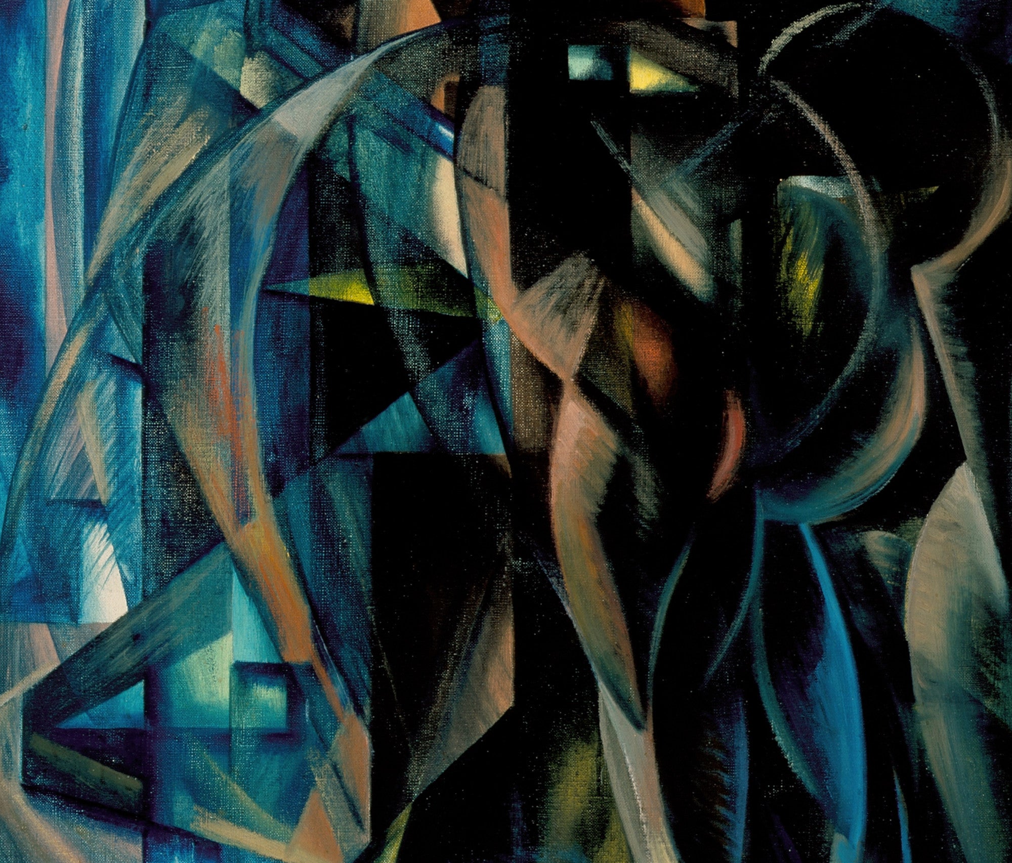 Surreal Abstract Figures, Benjamin Berlin Fine Art Print