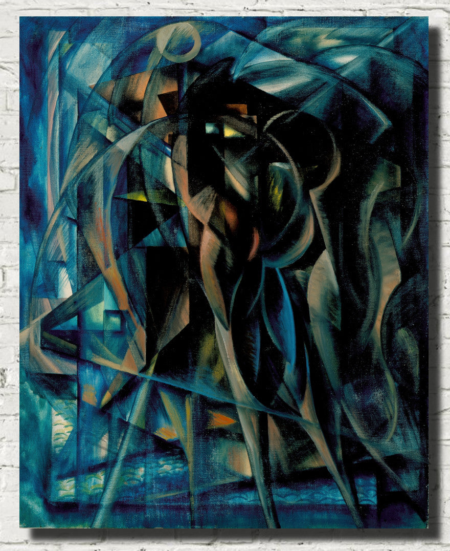 Surreal Abstract Figures, Benjamin Berlin Fine Art Print