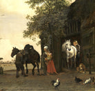 Paulus Potter Fine Art Print, Horses by Stable