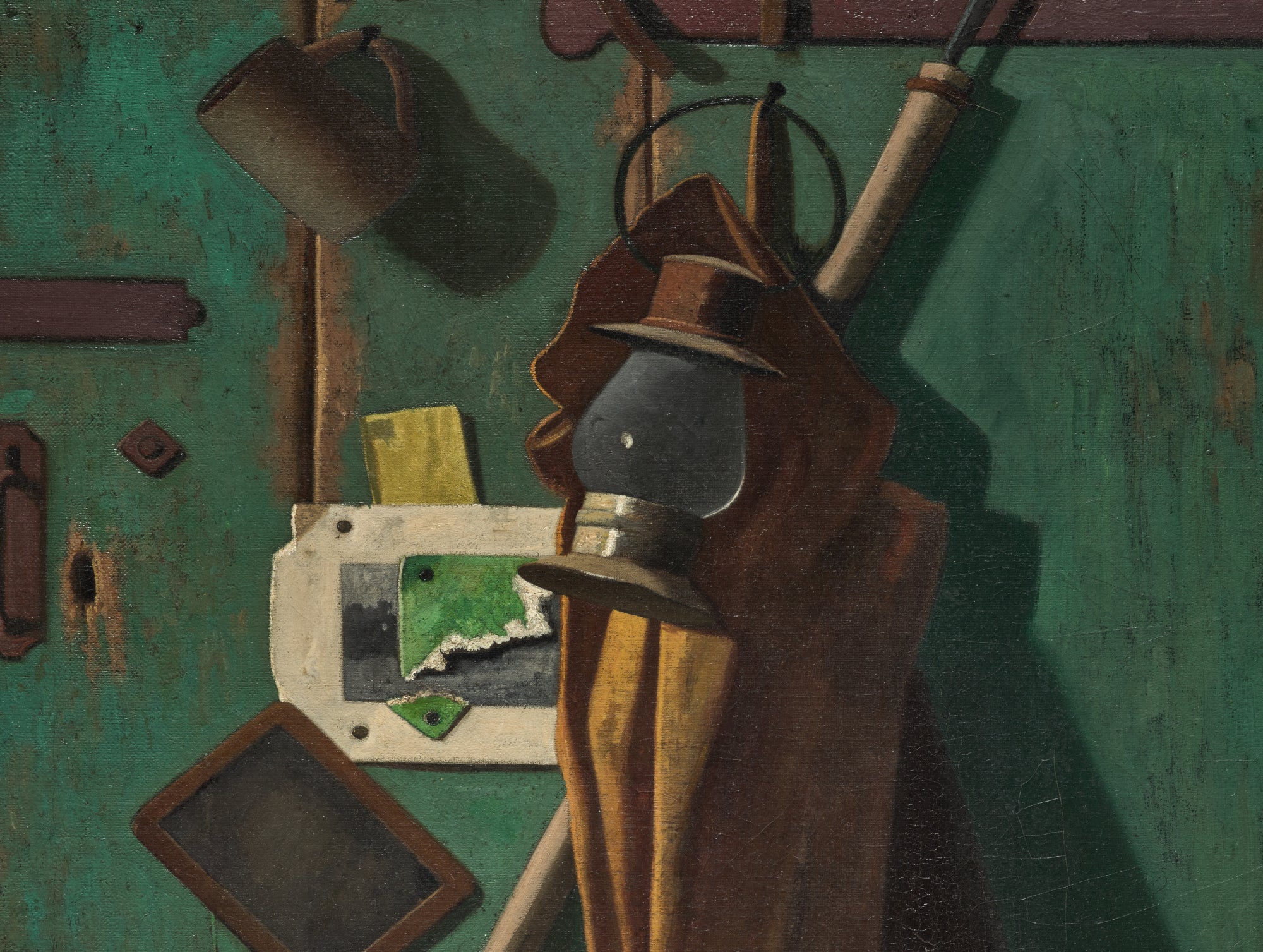 John F Peto Fine Art Print, Fish House Door