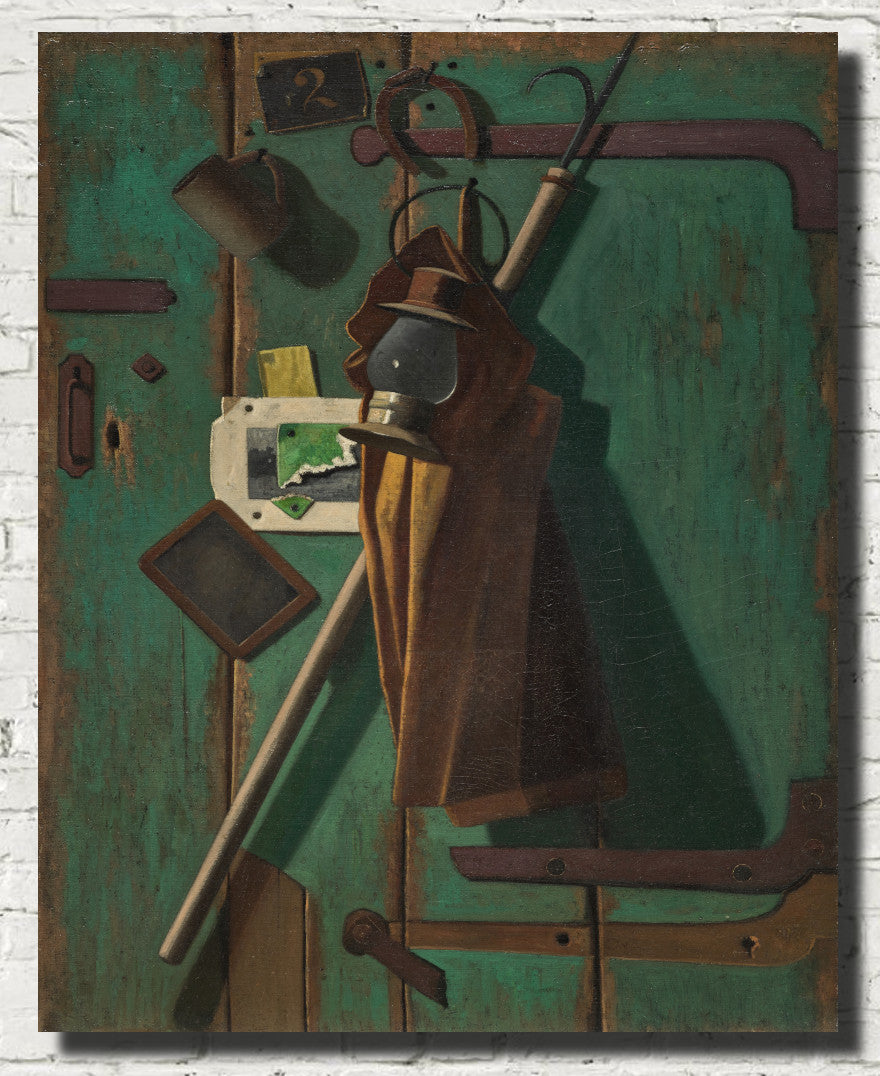 John F Peto Fine Art Print, Fish House Door