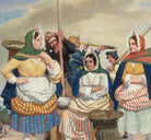 Richard Dadd Fine Art Print, Fish market by the Sea