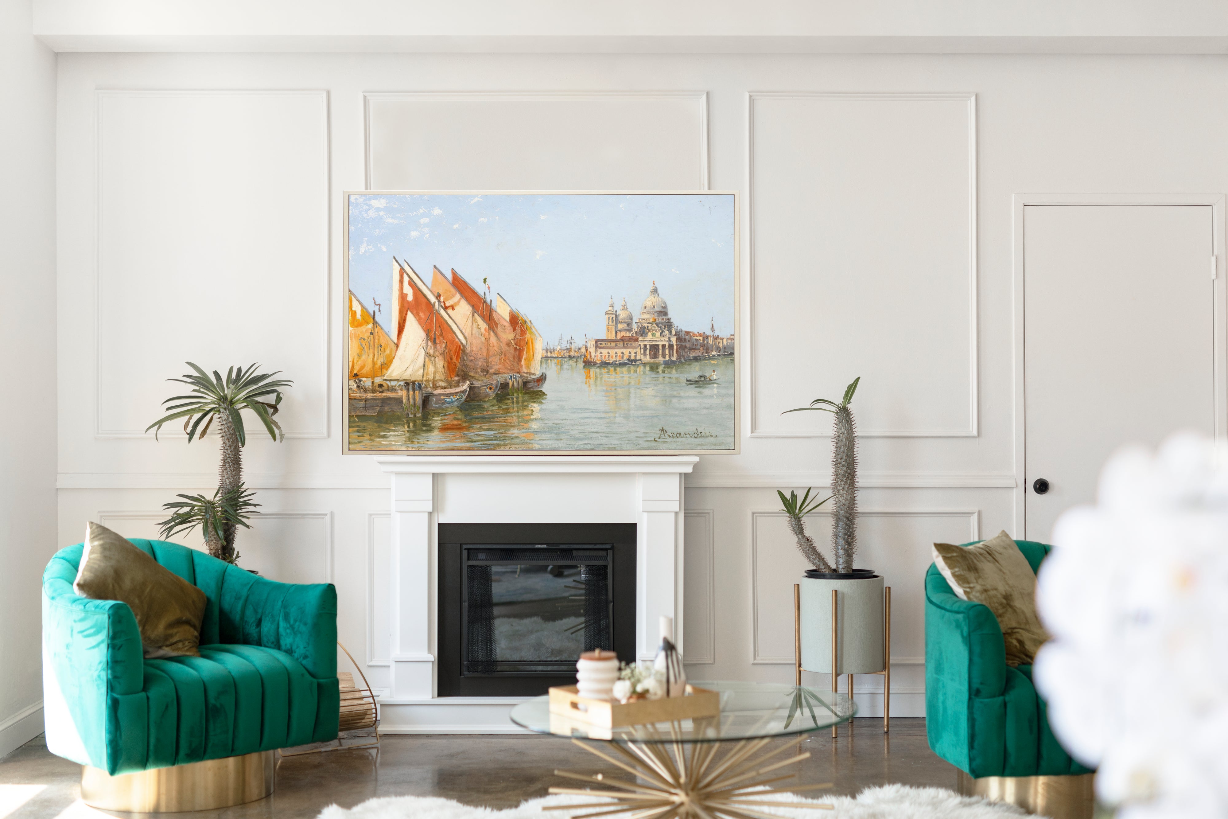 Fishing Boats, Venice, Antonietta Brandeis Fine Art Print