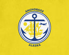 Anchorage Alaska City Flag Print