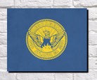 Atlanta Georgia City Flag Print