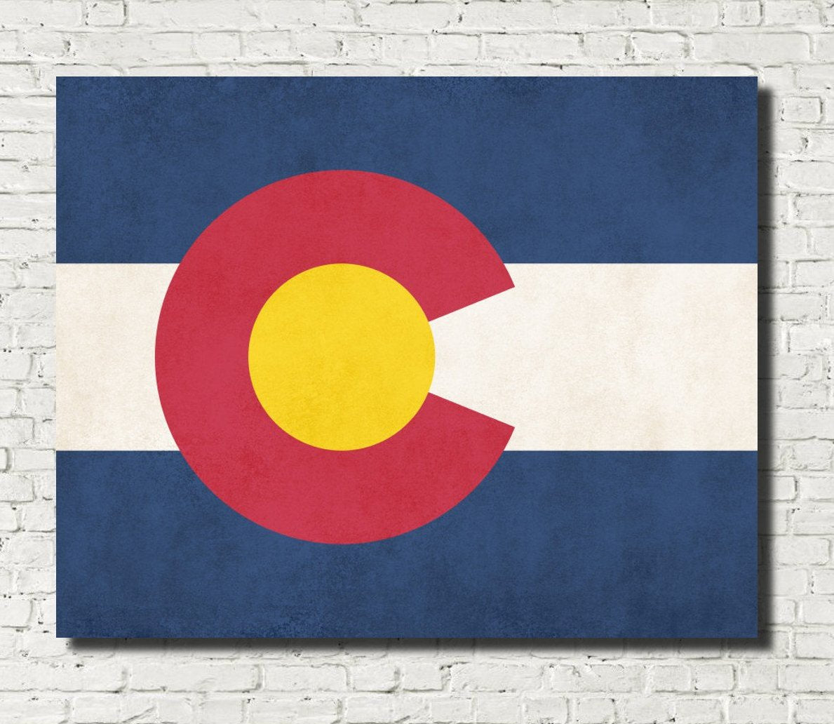 Colorado State Flag Print