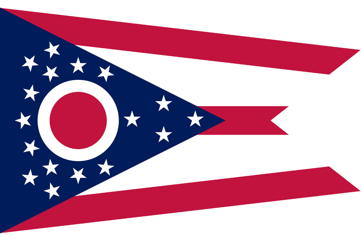 Ohio State Flag Print