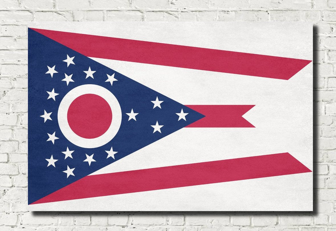 Ohio State Flag Print
