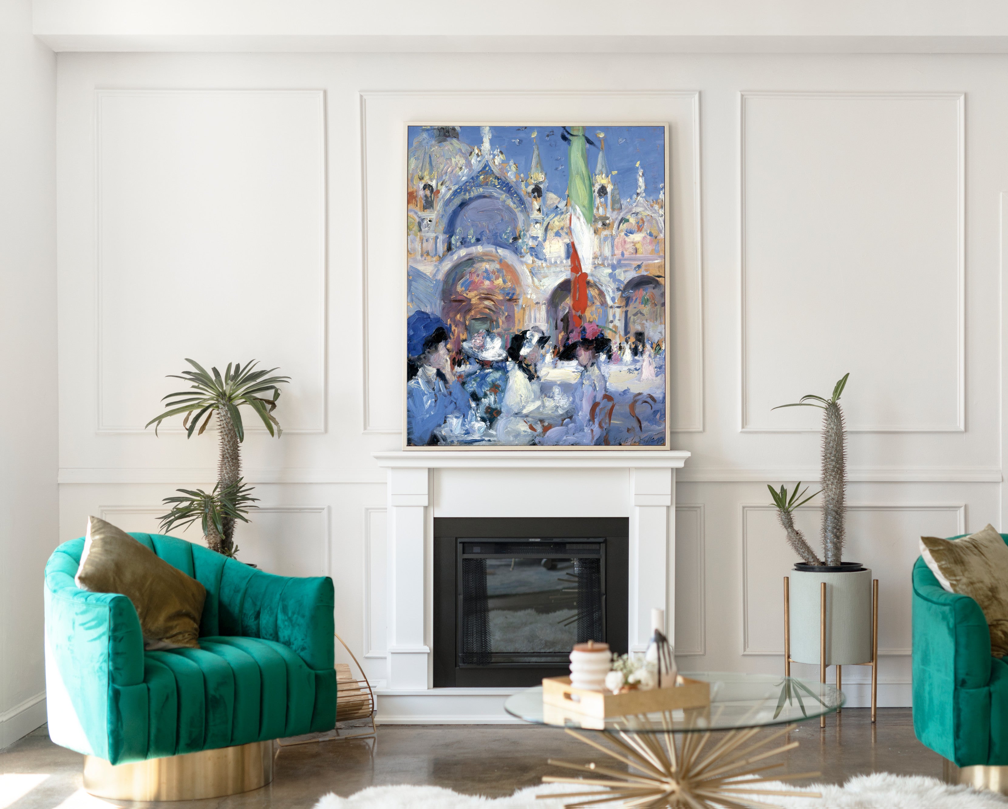 Florians Cafe, Venice, Francis Cadell Fine Art Print