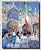 Florians Cafe, Venice, Francis Cadell Fine Art Print