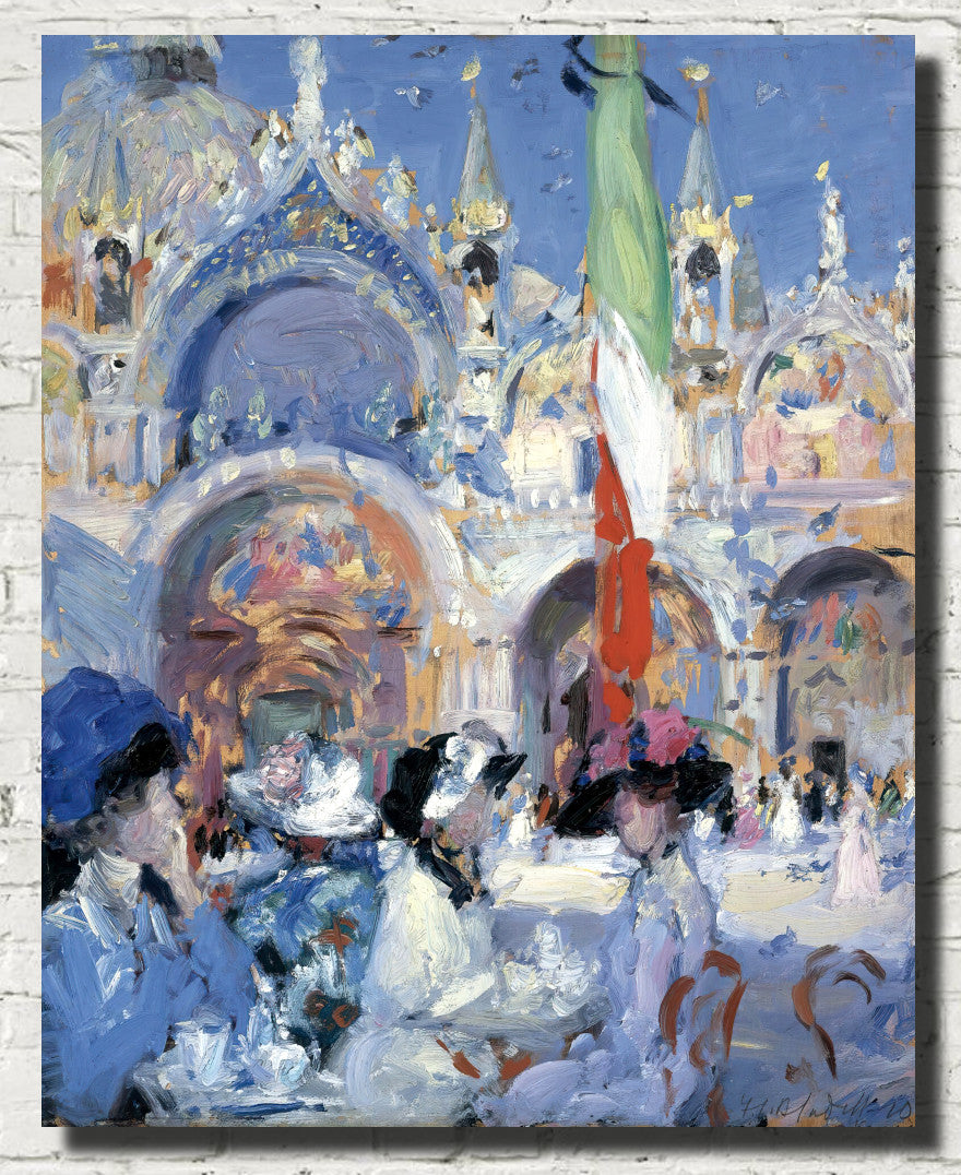 Florians Cafe, Venice, Francis Cadell Fine Art Print
