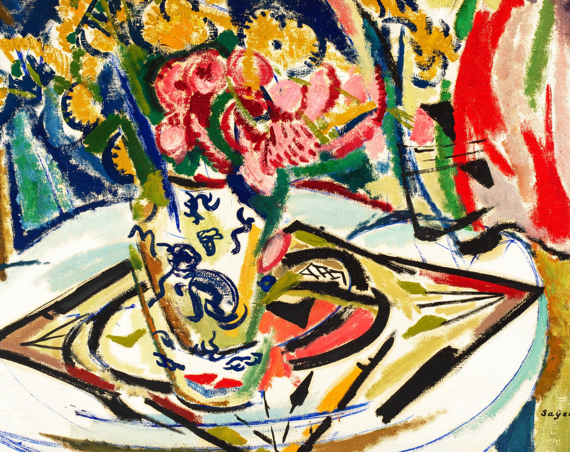 Henry Lyman Saÿen Fine Art Print : Flowers
