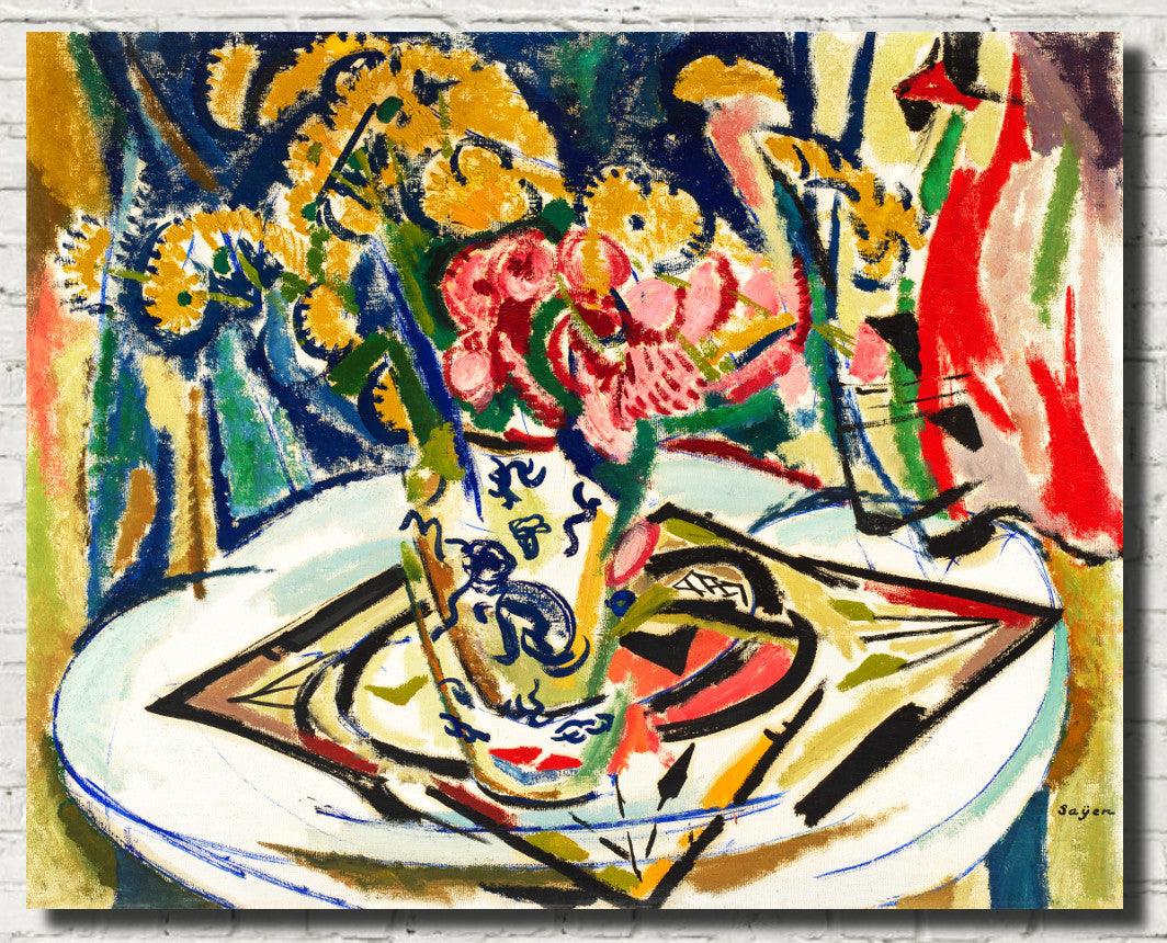 Henry Lyman Saÿen Fine Art Print : Flowers