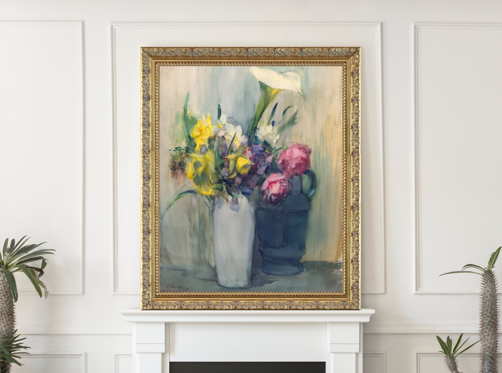 Flowers (1880), J. Alden Weir