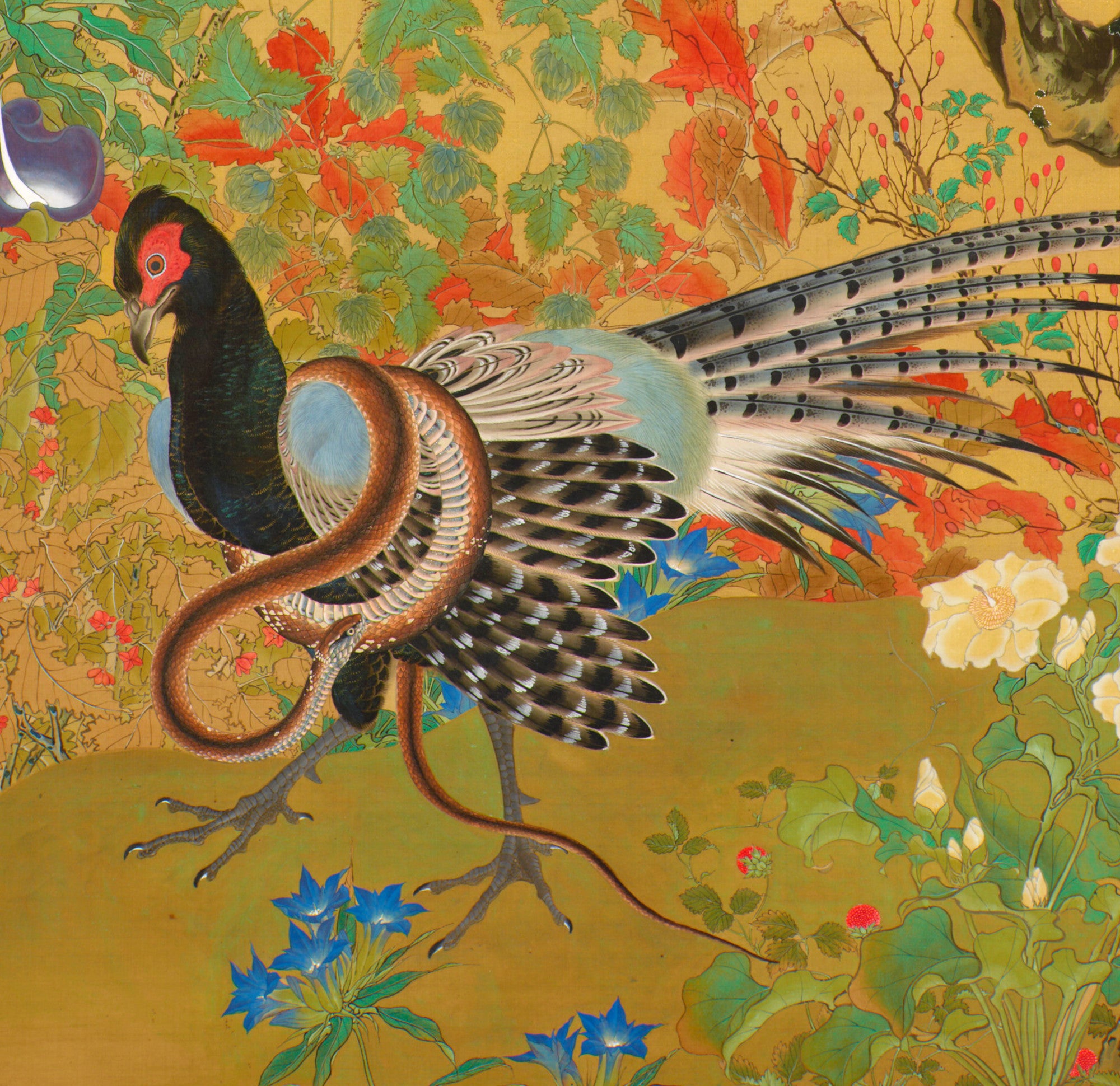 Kawanabe Kyōsai, Japanese Art, Flowers and Birds