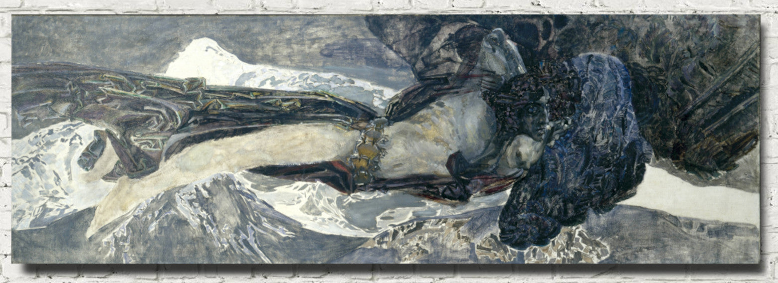 Mikhail Vrubel Fine Art Print : The Flying Demon