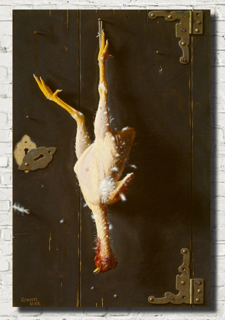 William Michael Harnett Fine Art Print, For Sundays Dinner