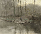 Forest edge on the water, Anton Mauve Fine Art Print