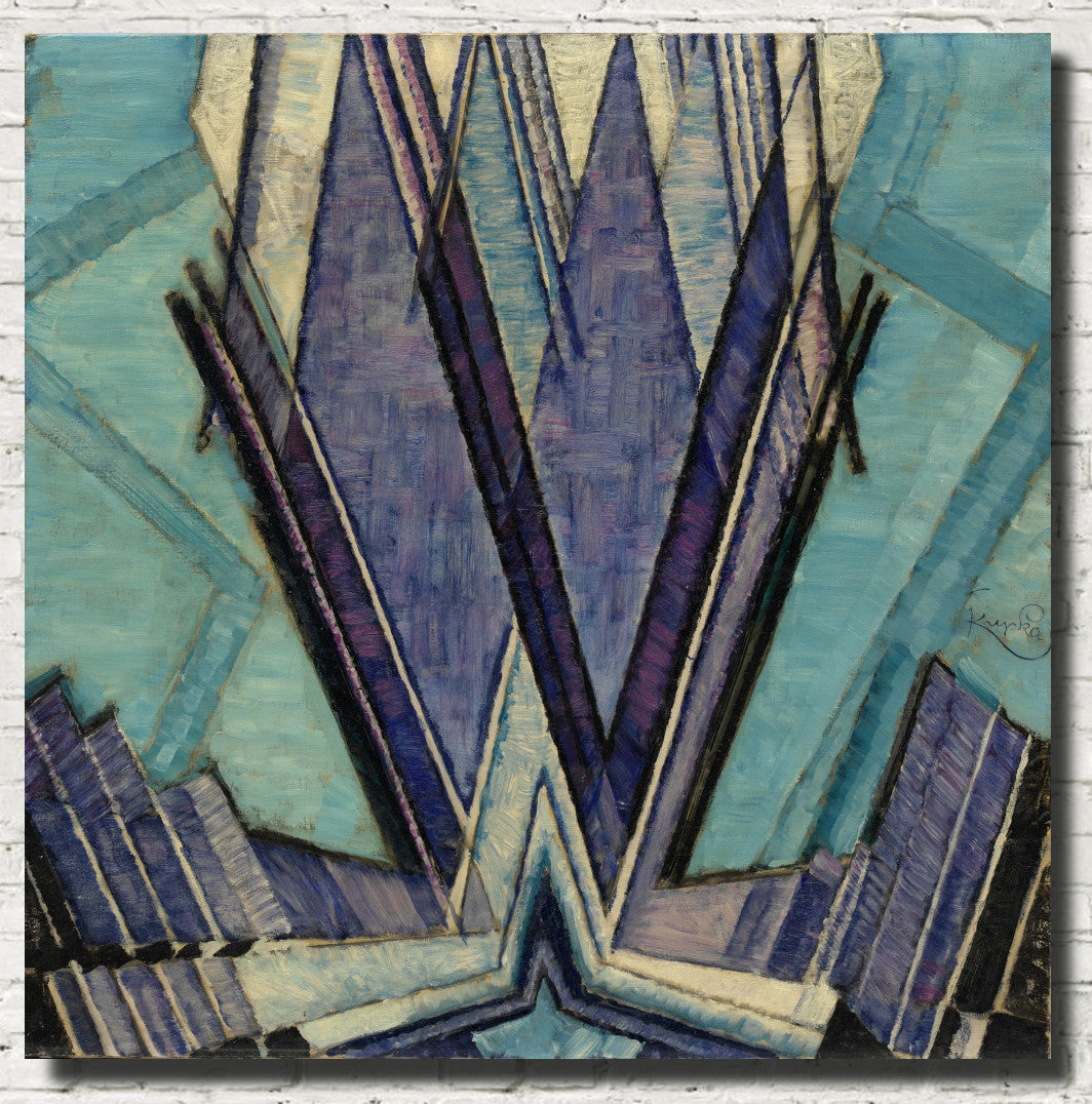 Frantisek Kupka Fine Art Print, Form of Blue B I