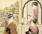 Torii Kiyonaga, Japanese Fine Art Print, Yoshitsune's flute playing