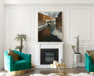 The Akerselven River In The Snow, Frits Thoulow Fine Art Print