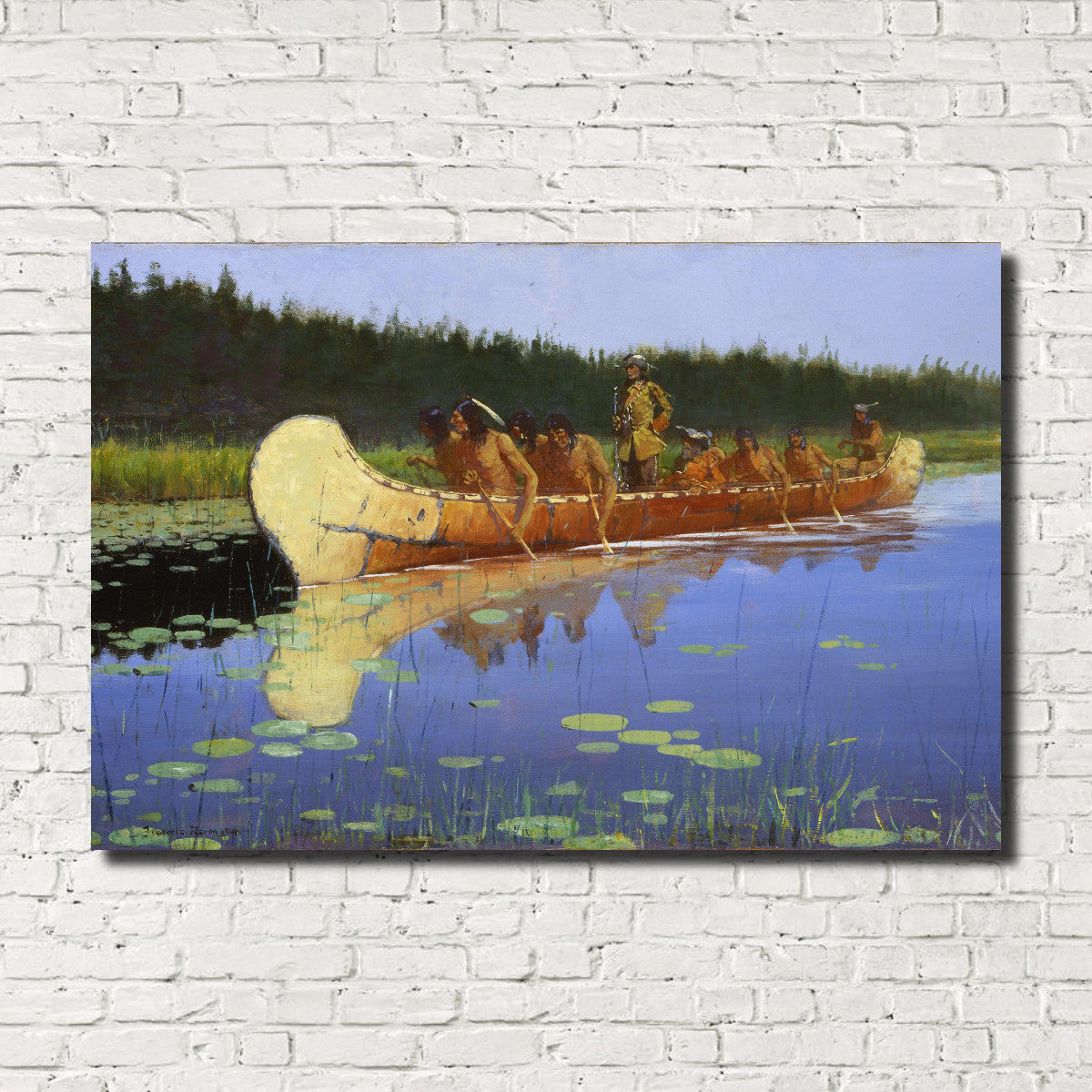 Frederic Remington, Old Masters Print : Radisson and Groseilliers