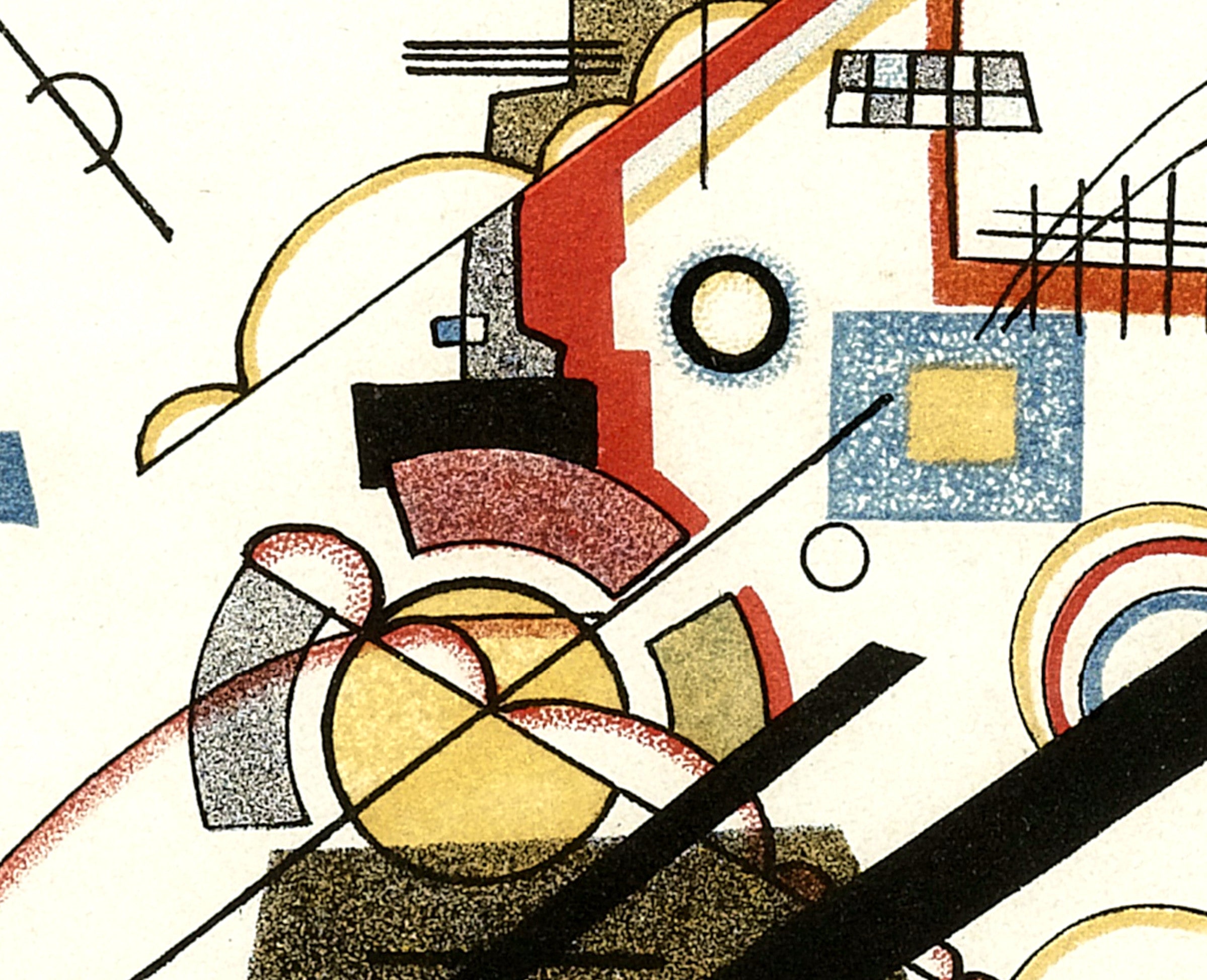 Frohlicher Augsteig,  Wassily Kandinsky Fine Art Print, Geometric Abstract Art