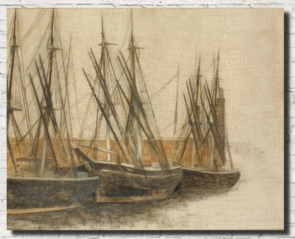 From Christianshavn’s Canal, Copenhagen, Wilhelm Hammershoi Fine Art Print