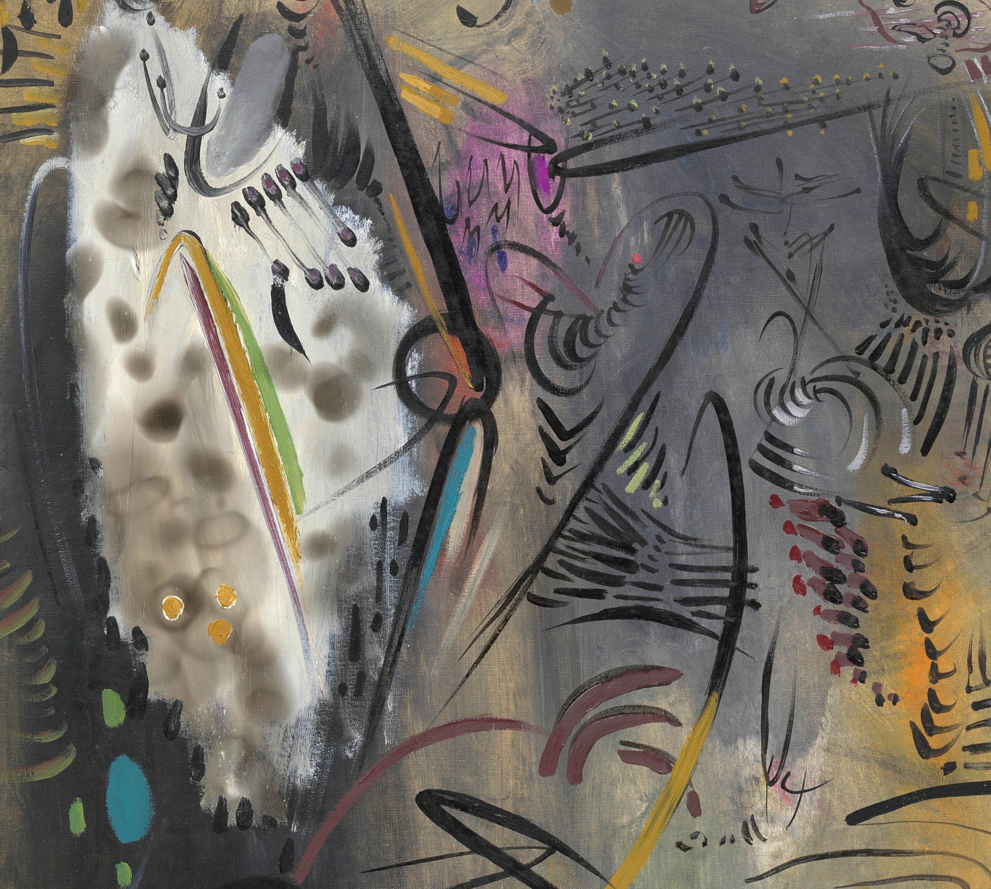 Wolfgang Paalen Abstract Fine Art Print, Fumage