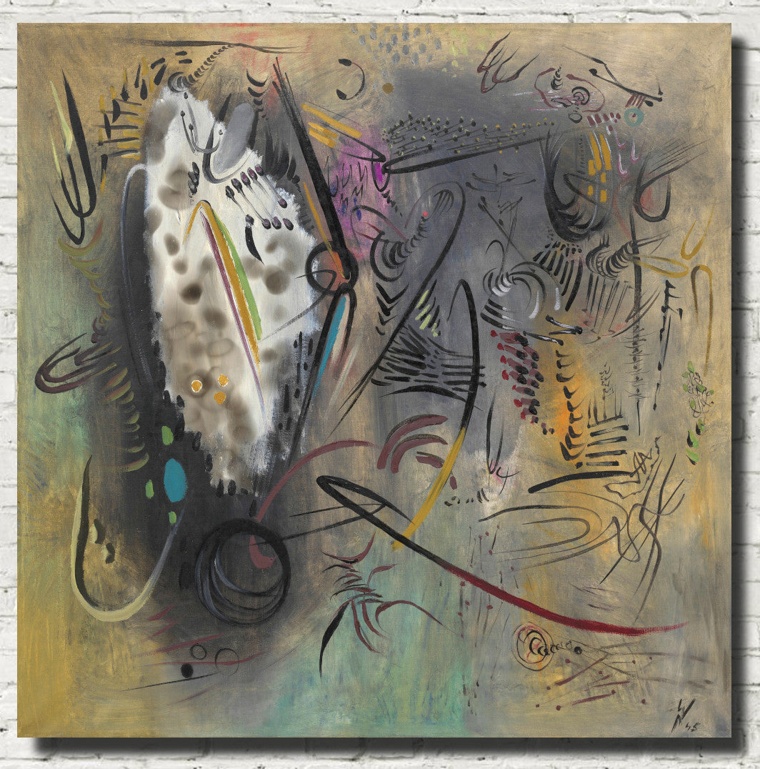 Wolfgang Paalen Abstract Fine Art Print, Fumage