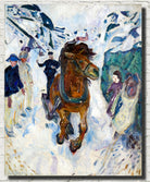 Edvard Munch Fine Art Print, Galloping Horse