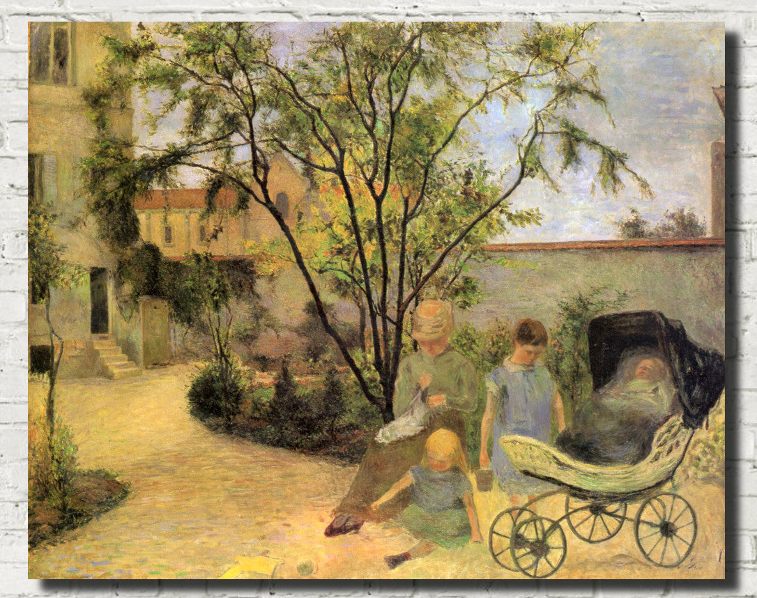 Paul Gauguin Fine Art Print : Garden in Vaugirard