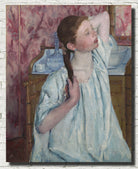 Mary Cassatt, Impressionist Fine Art Print : Girl Arranging Her Hair