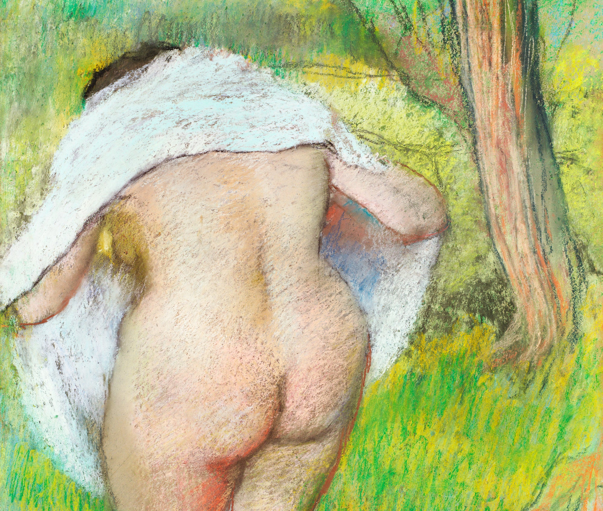 Edgar Degas, Fine Art Print : Nude Girl Drying Herself