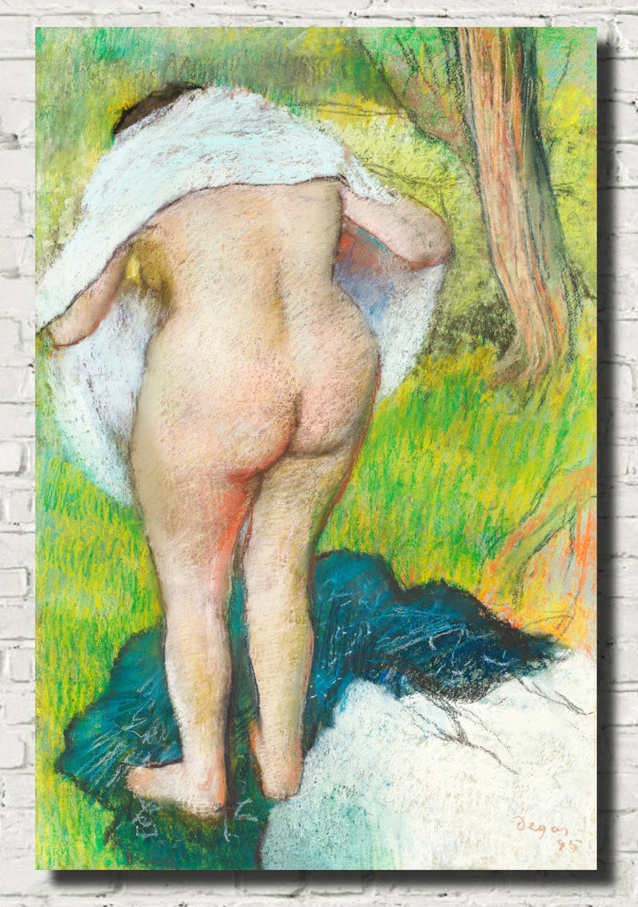 Edgar Degas, Fine Art Print : Nude Girl Drying Herself